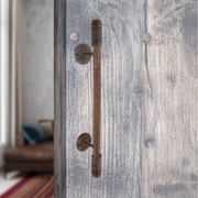 Reeded- Iron Door Pull Handle