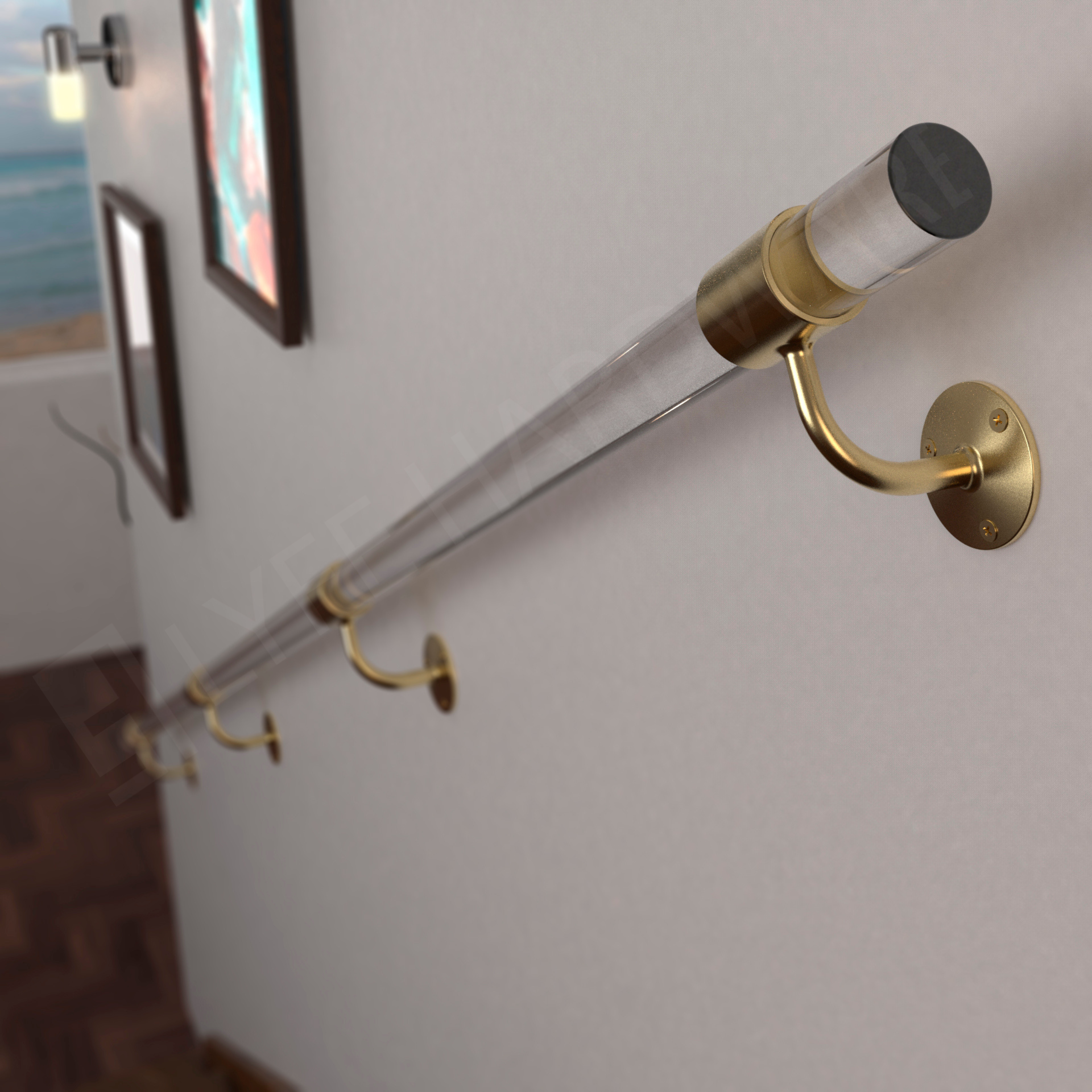 Custom Lucite (Acrylic) Handrail Kit – My Store