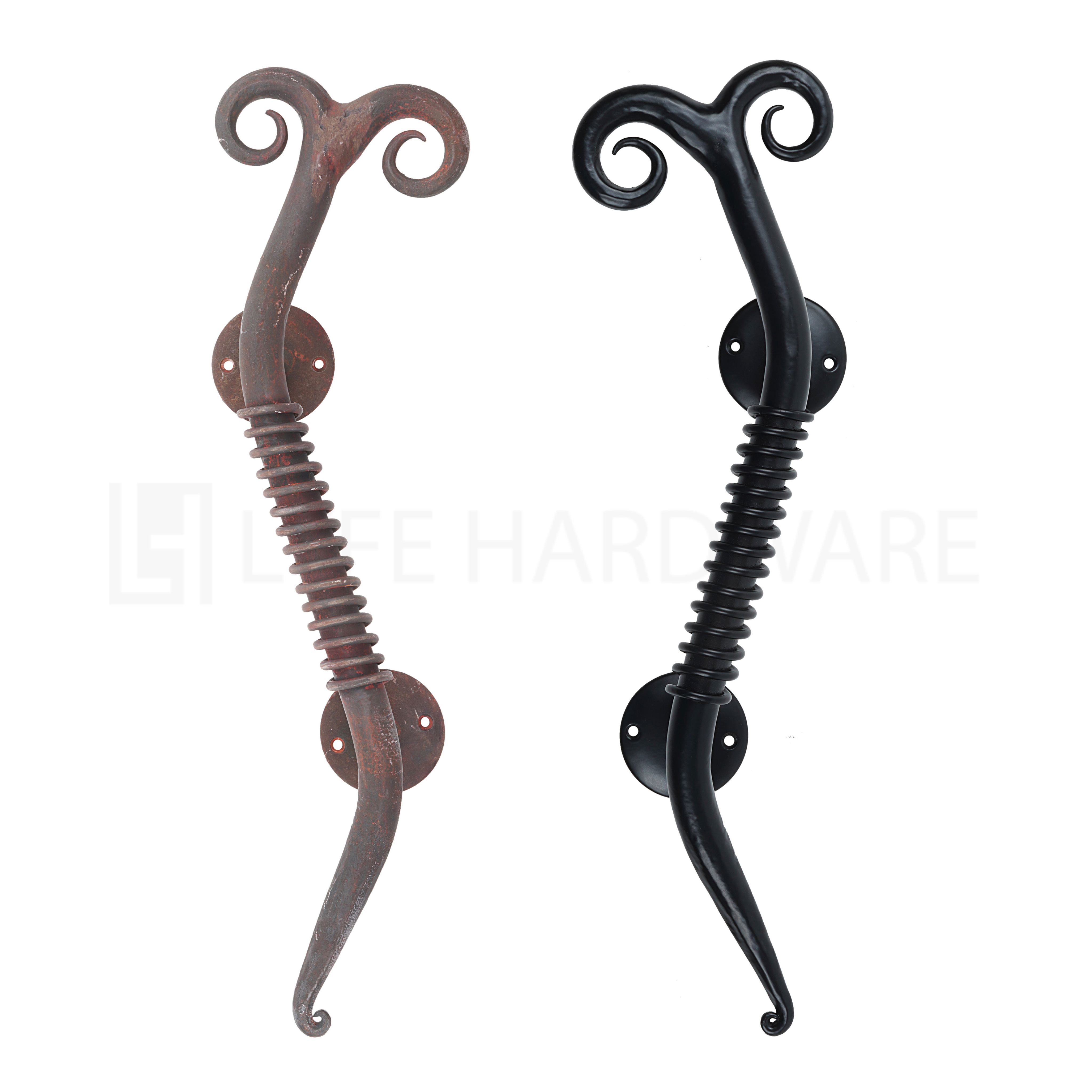 Bull Horn- Iron Door Pull Handle