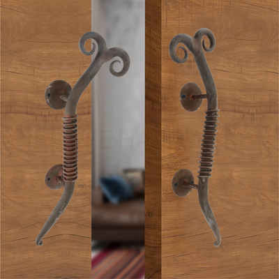 Bull Horn- Iron Door Pull Handle