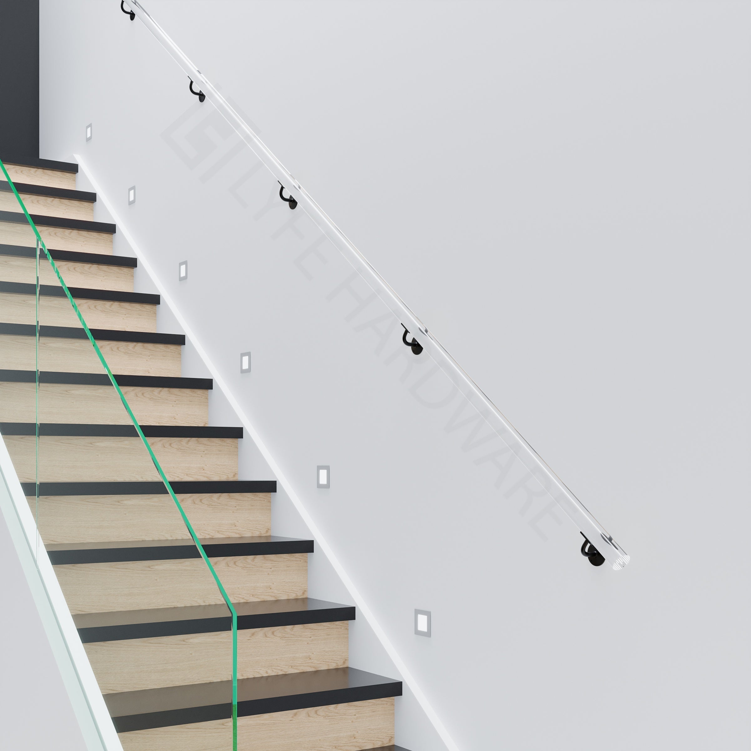Custom Lucite (Acrylic) Handrail Kit