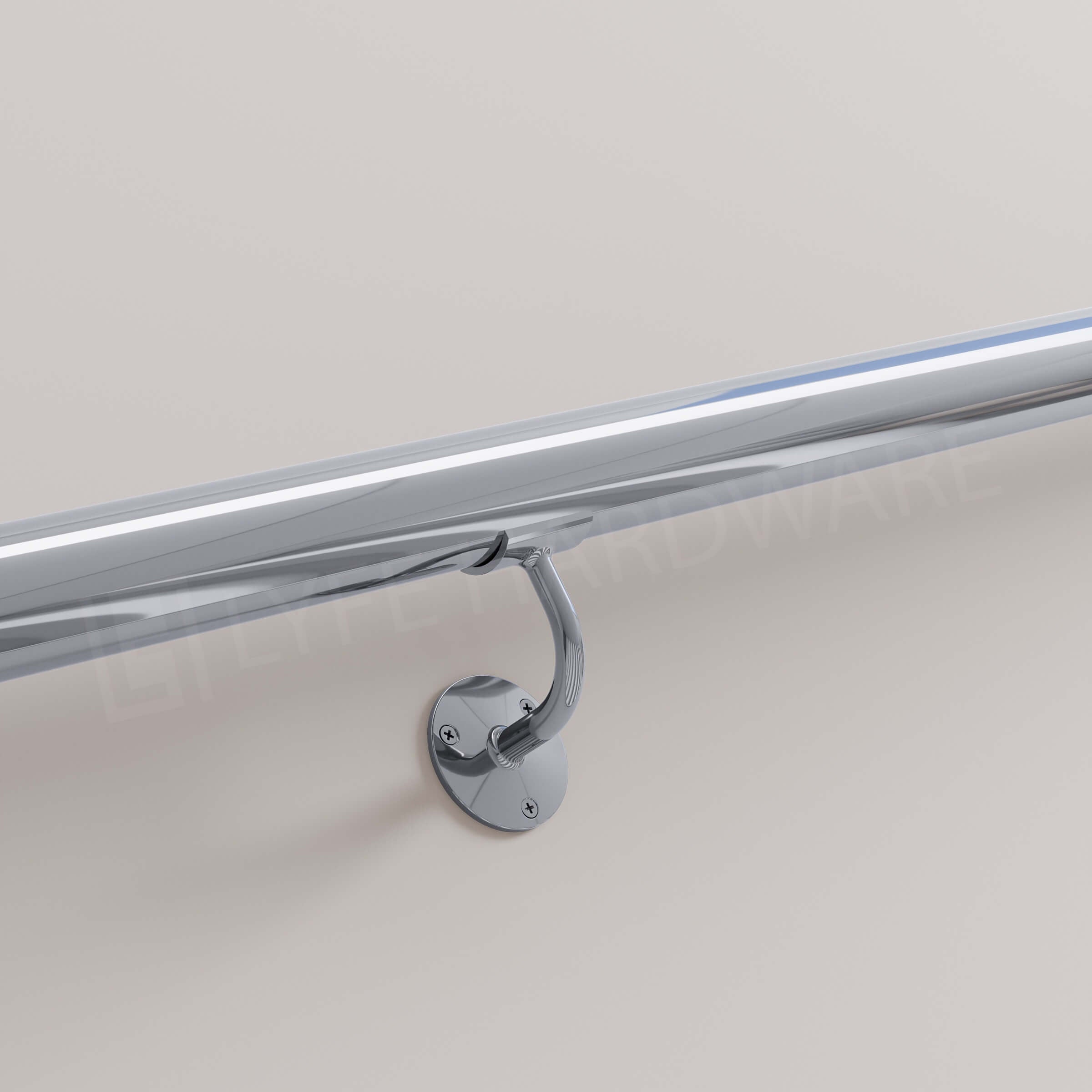 Custom Polished  Stainless Steel Handrail Kit (with End Caps)
