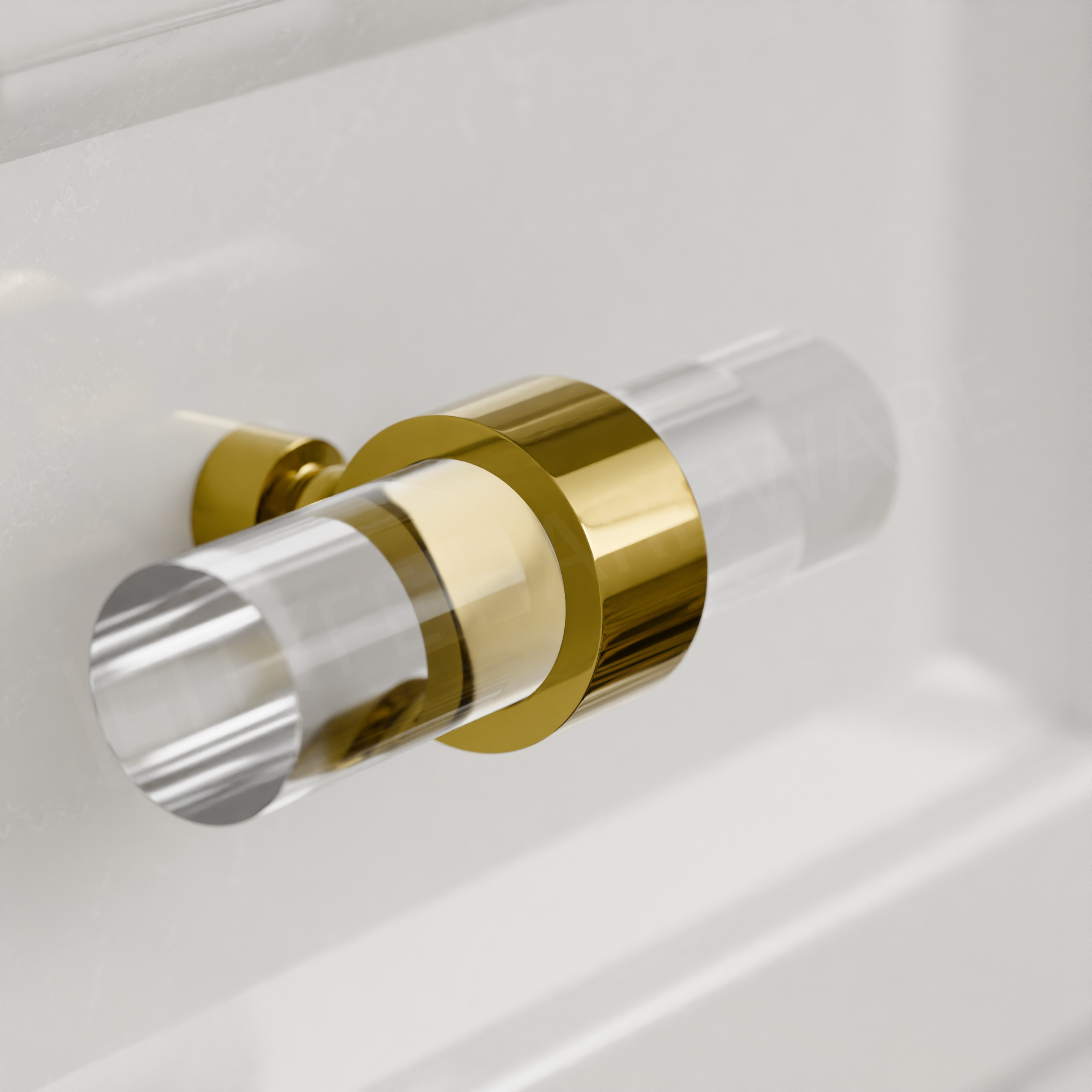 Acrylic Crown Drawer Pull