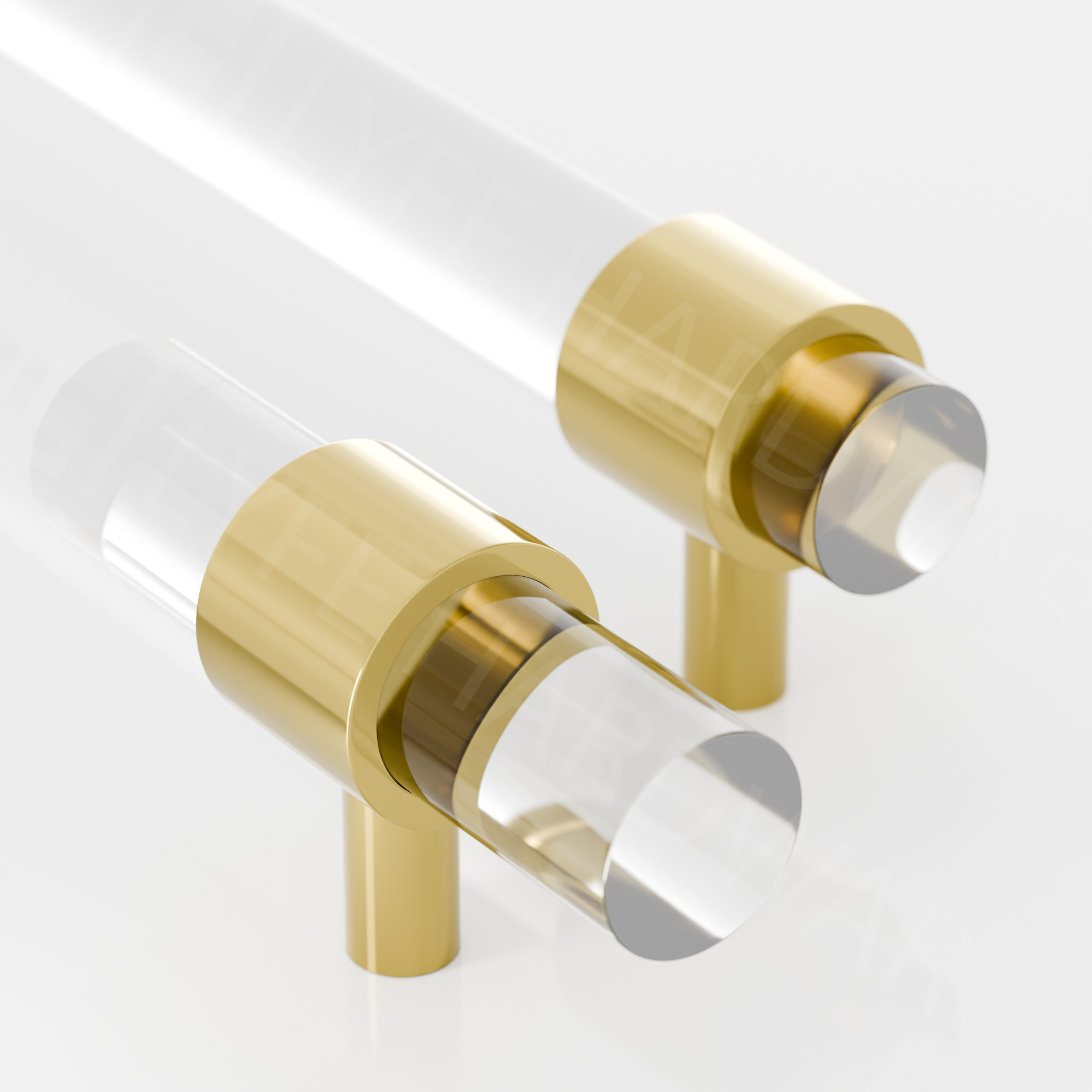 Acrylic Straight Drawer Pull
