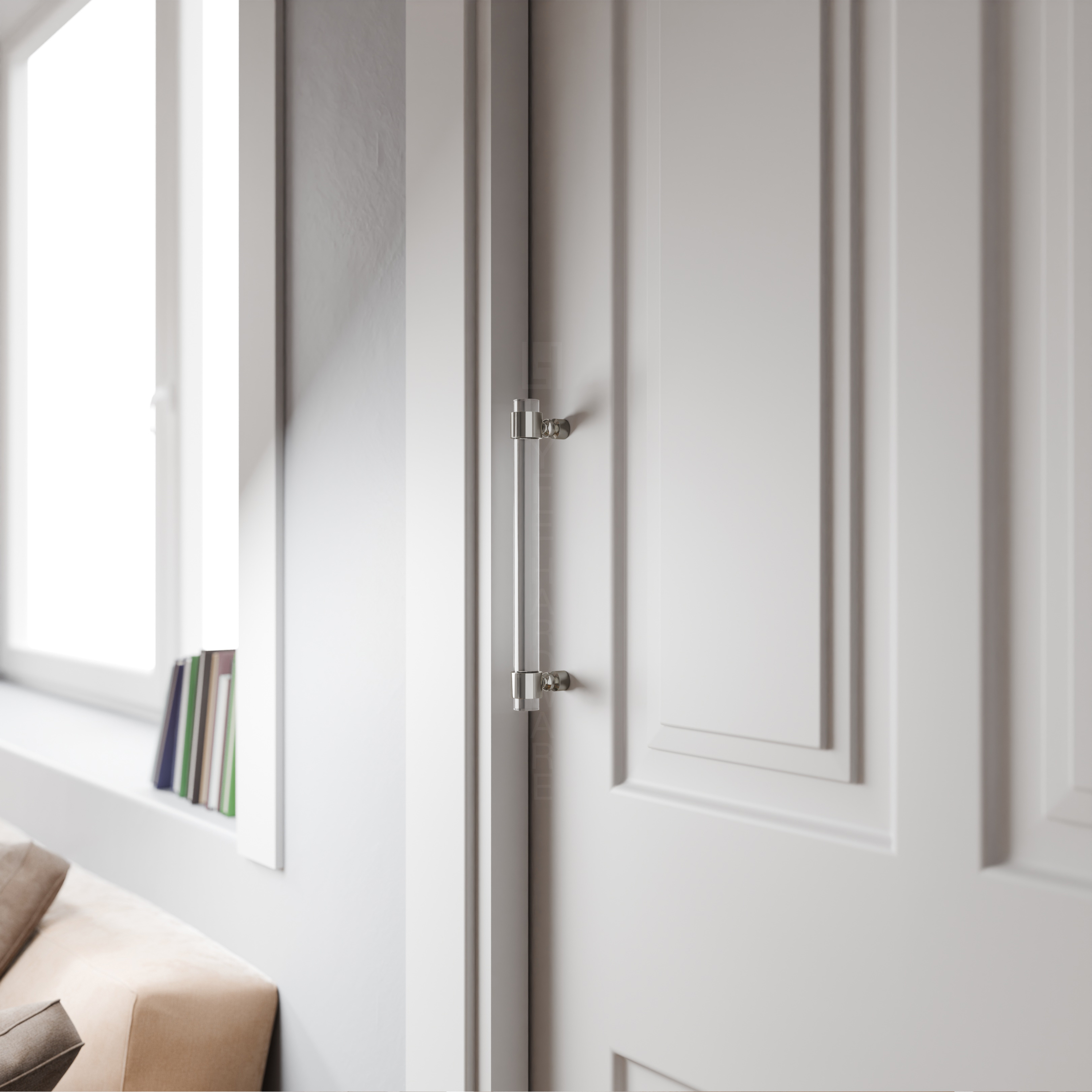Back to Back Acrylic Door Pull