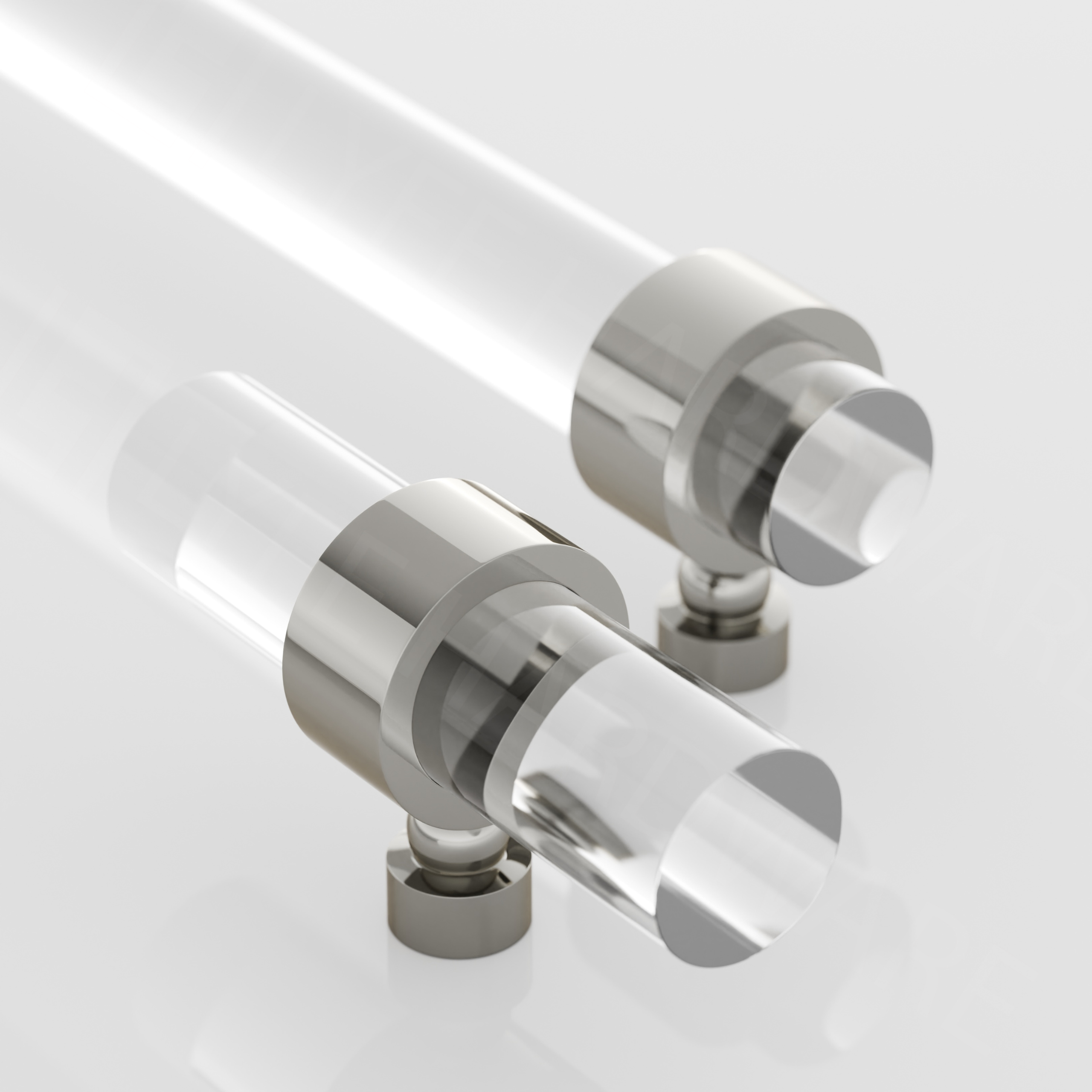 Acrylic Crown Drawer Pull