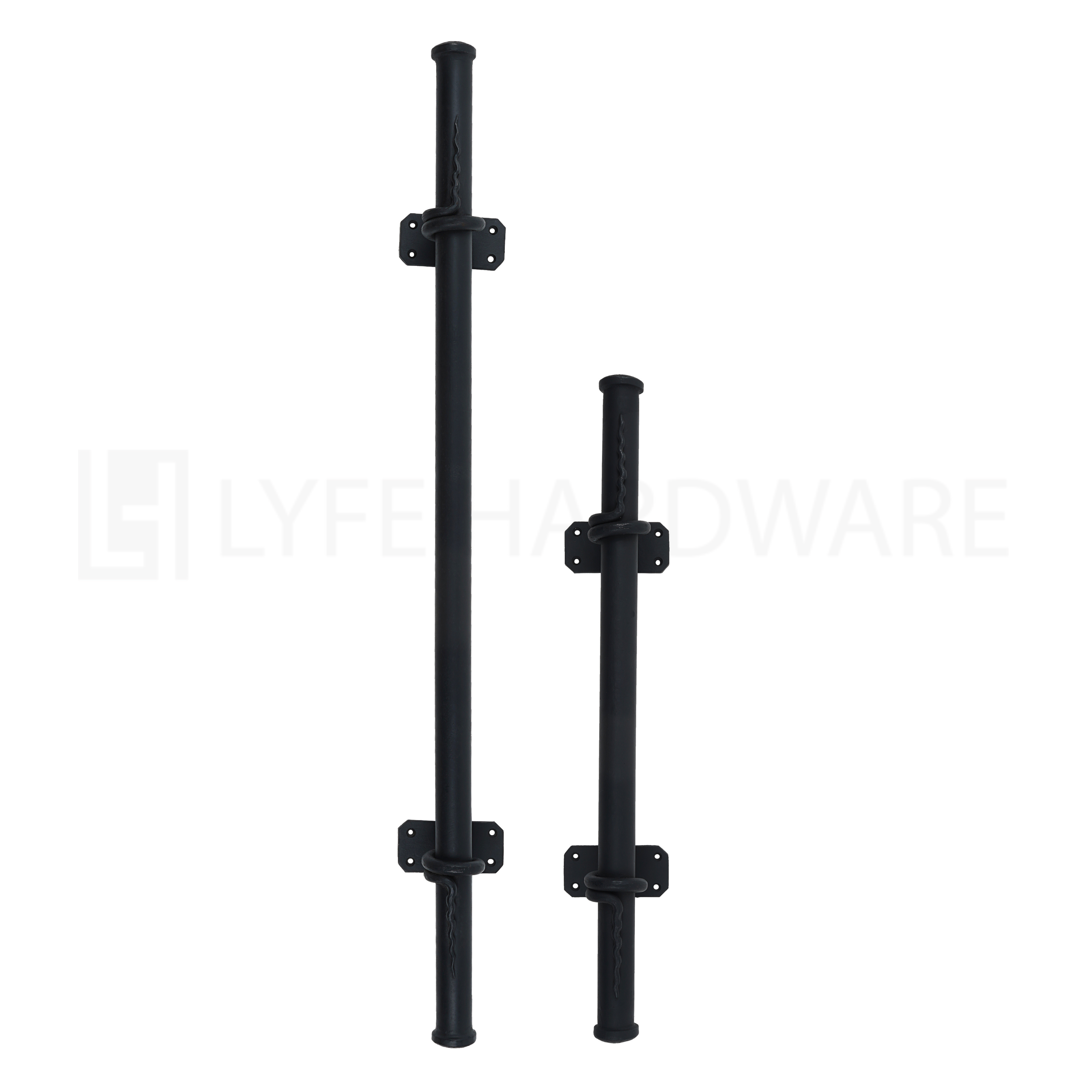 Swirl- Iron Door Pull Handle
