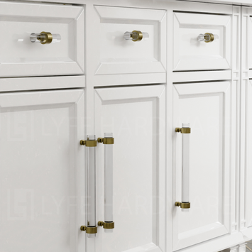 Acrylic Crown Drawer Pull