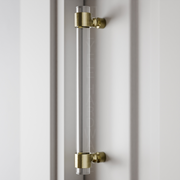 Back to Back Acrylic Door Pull