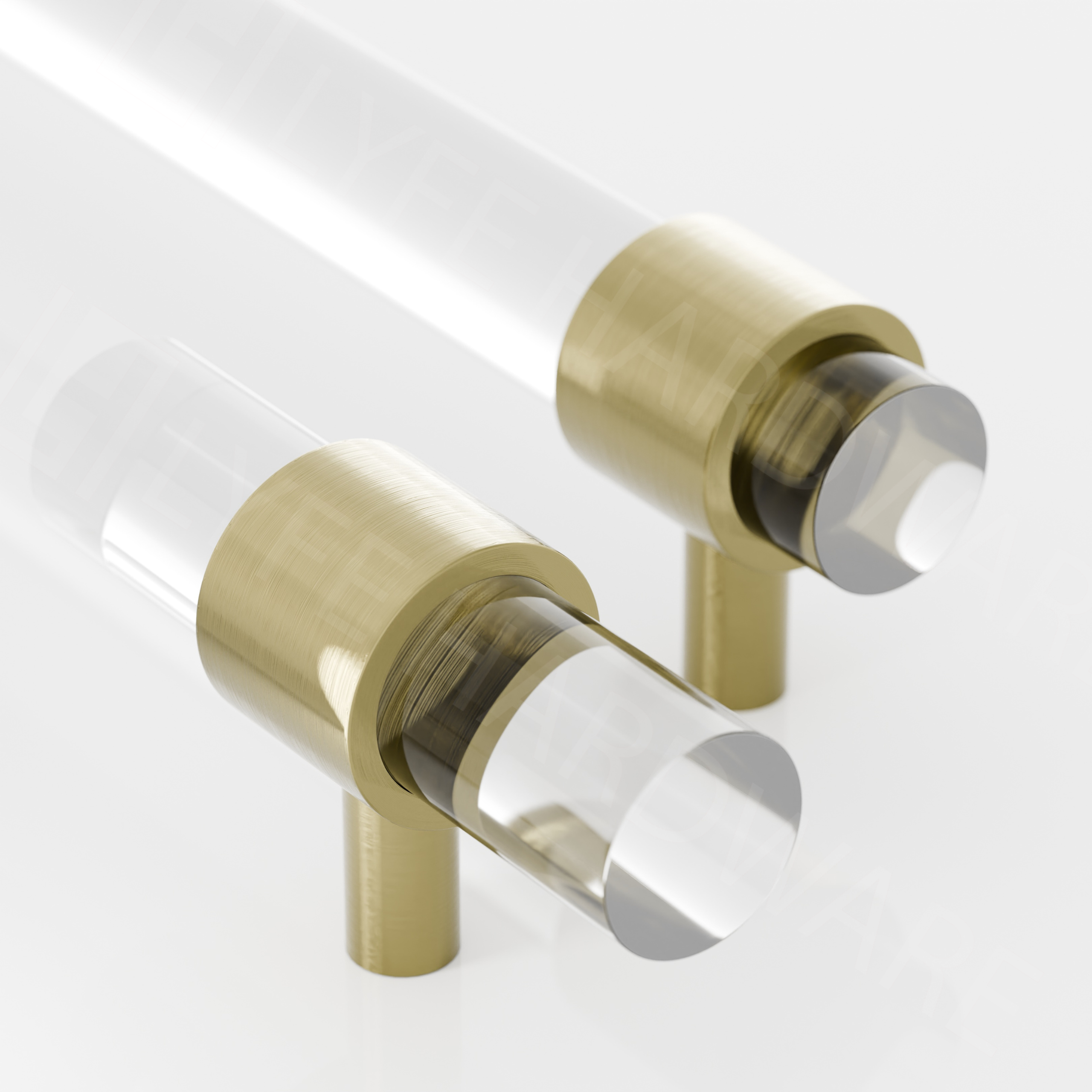 Acrylic Straight Drawer Pull