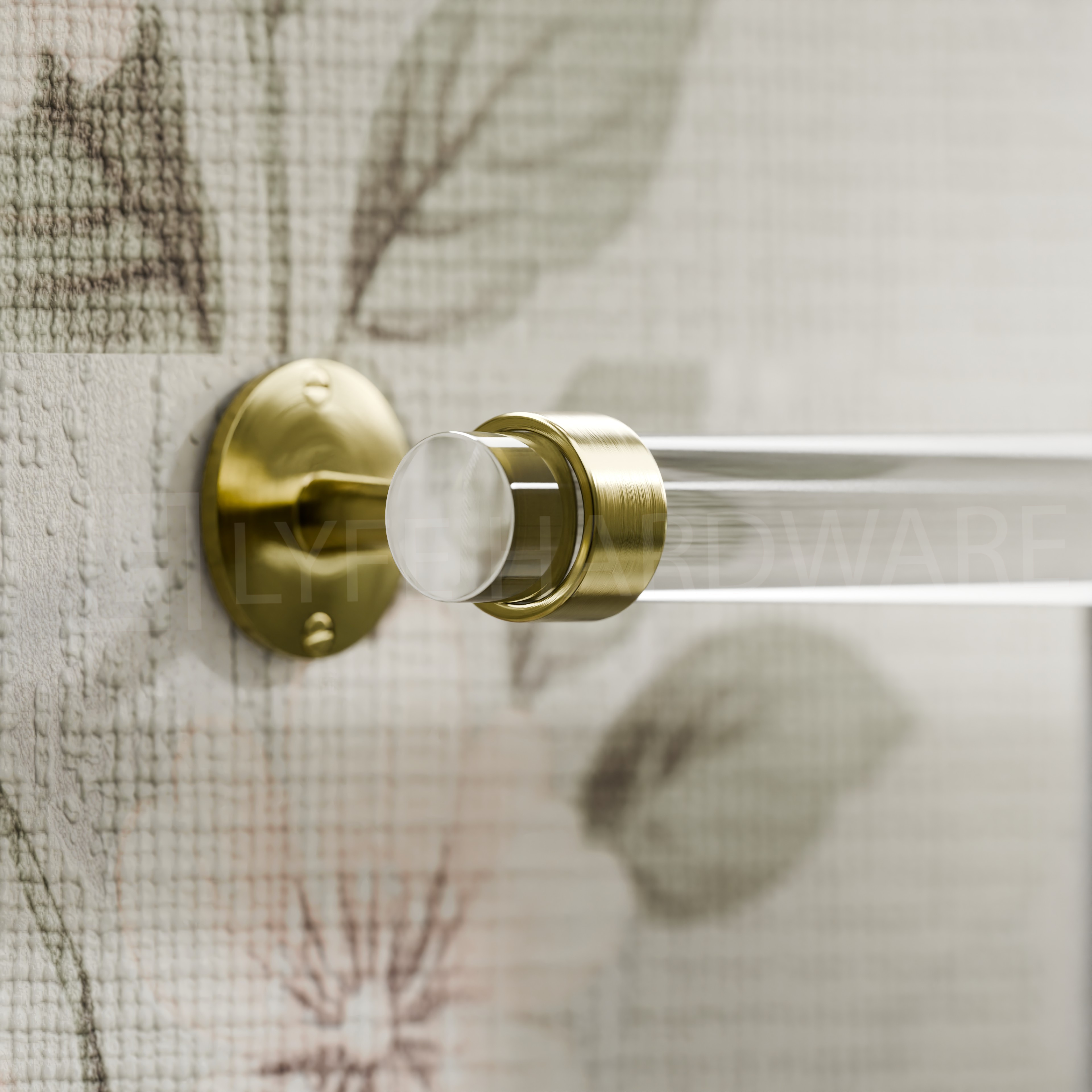 Deco Acrylic Towel Bar