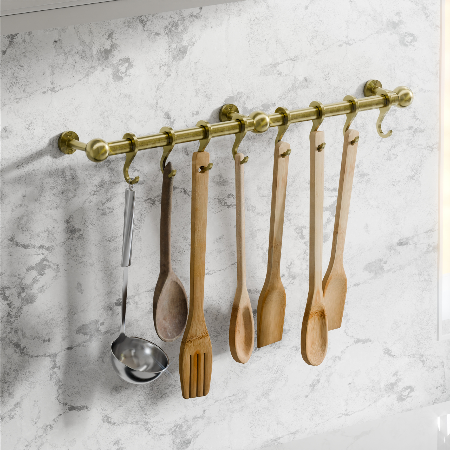 Utensil Hanging Rail Rack