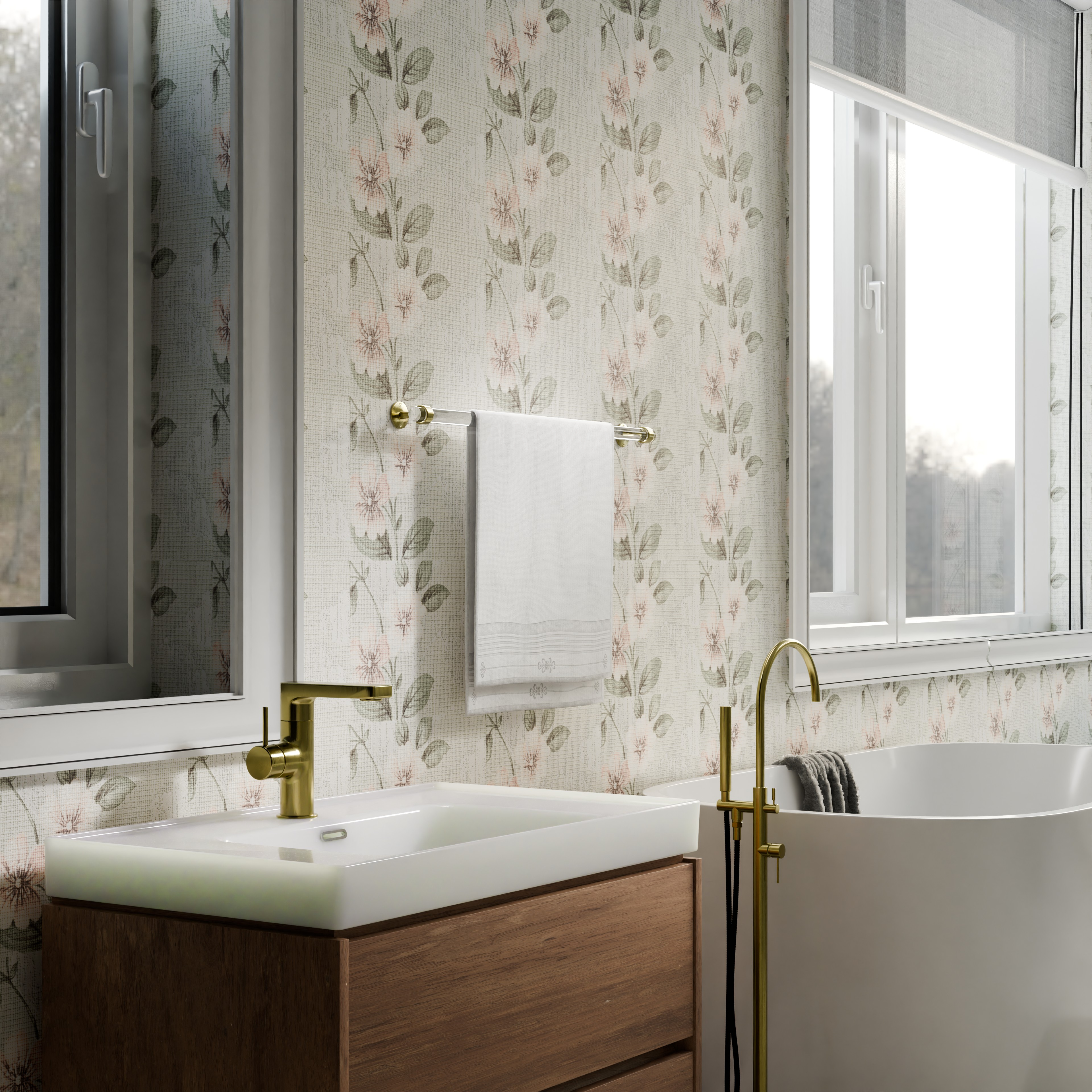 Deco Acrylic Towel Bar