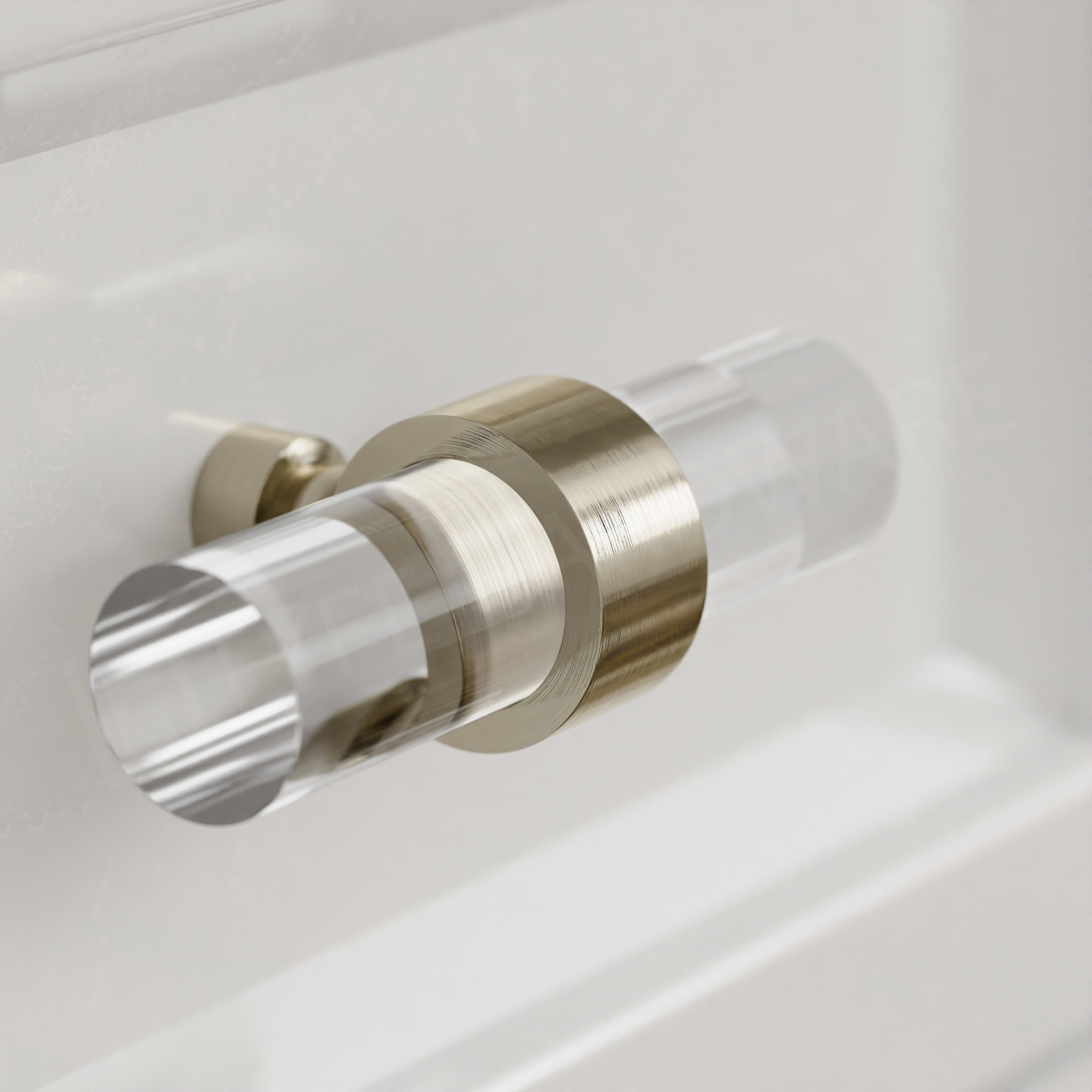 Acrylic Crown Drawer Pull