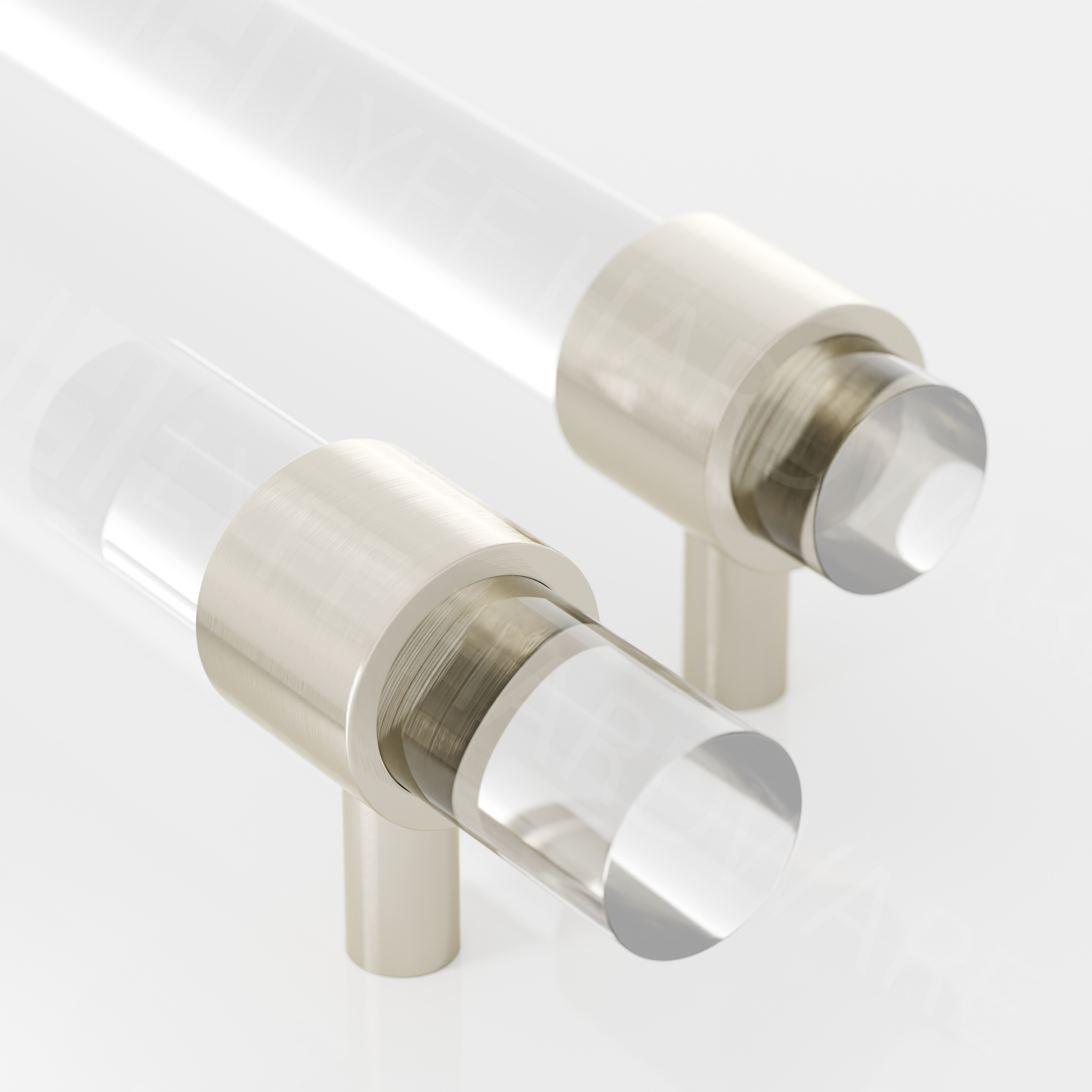 Acrylic Straight Drawer Pull