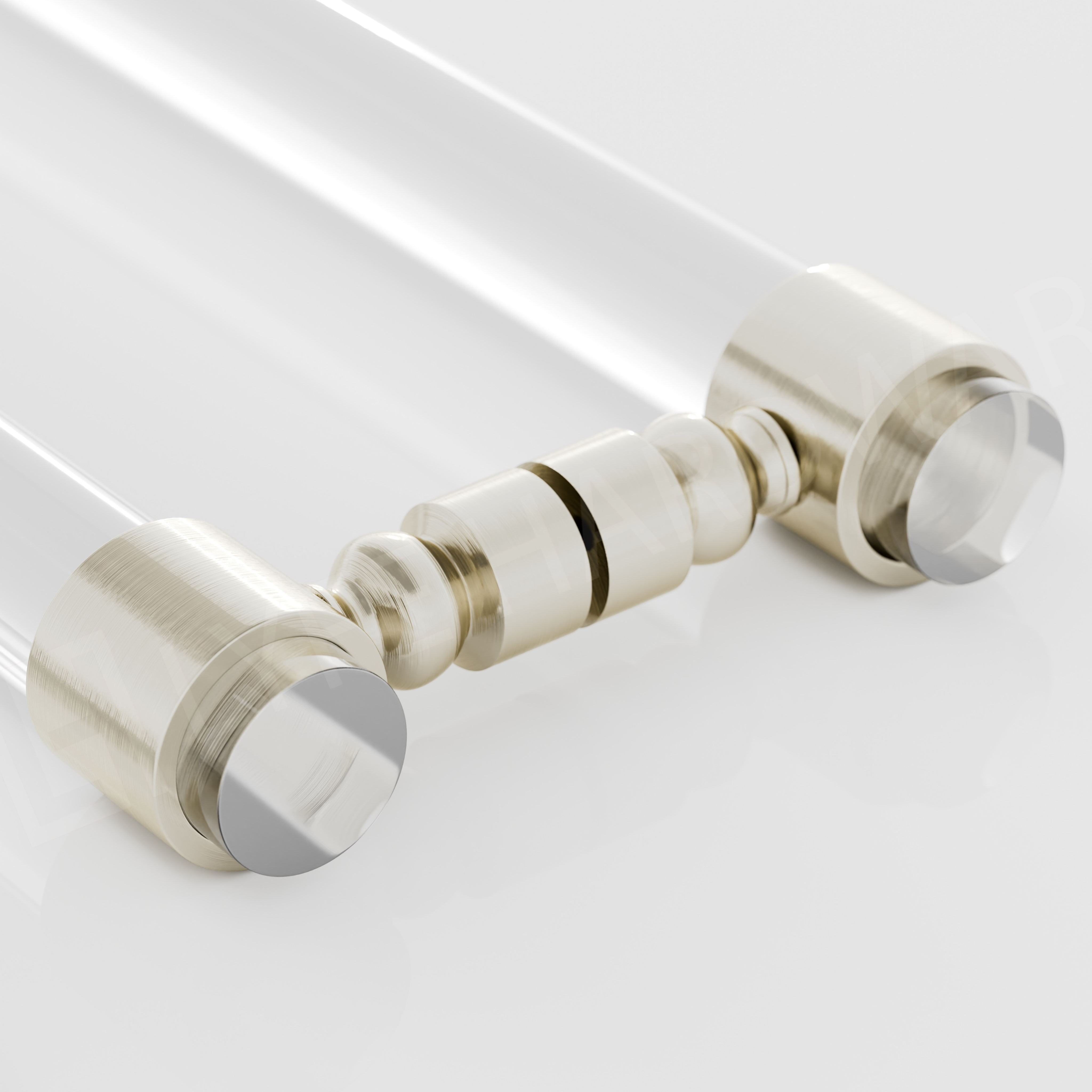 Back to Back Acrylic Door Pull