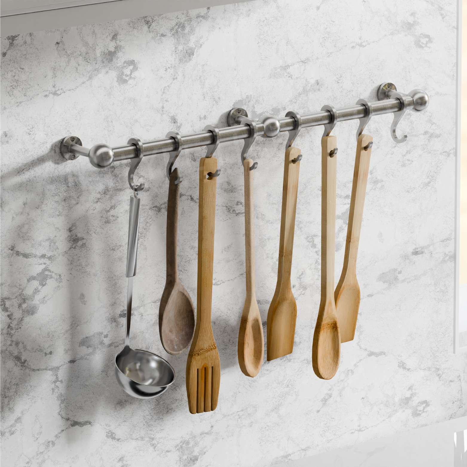 Utensil Hanging Rail Rack