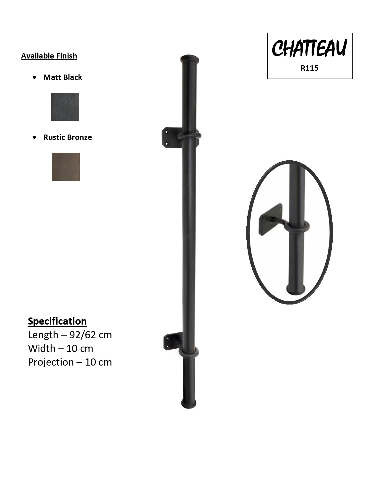 Chatteau - Iron Door Pull Handle