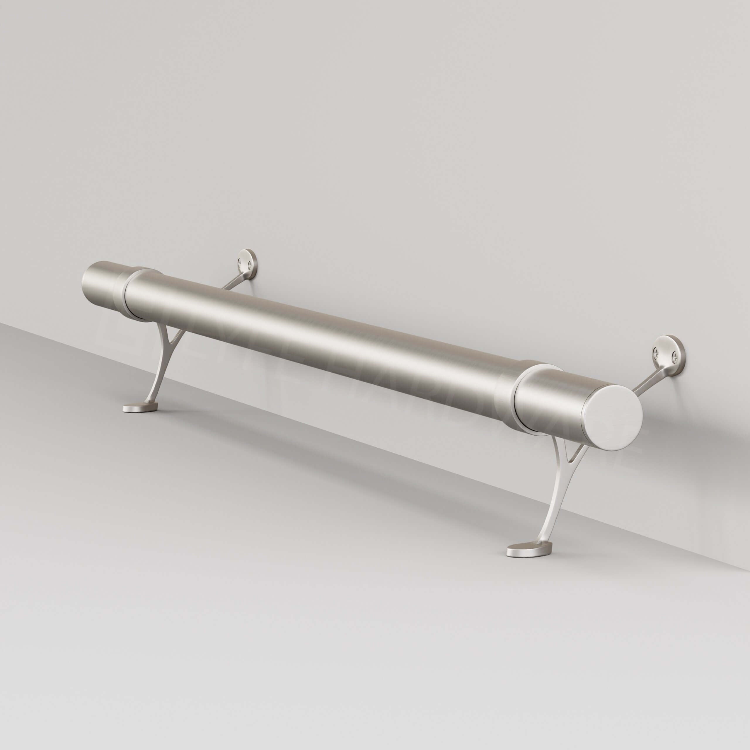 Custom Brushed Stainless Steel Bar Foot Rail Kit