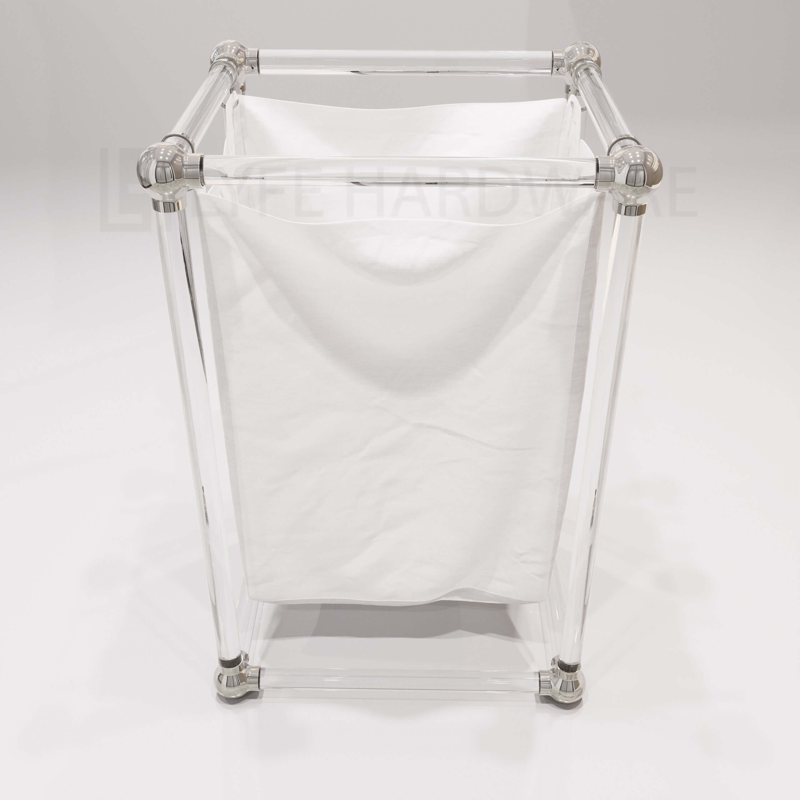 Acrylic Lucite Laundry Hamper