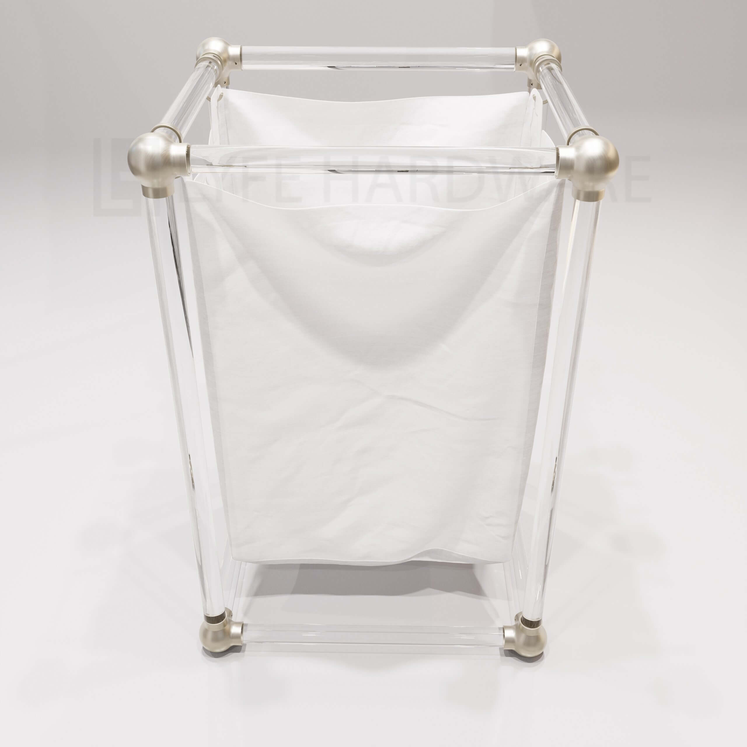 Acrylic Lucite Laundry Hamper