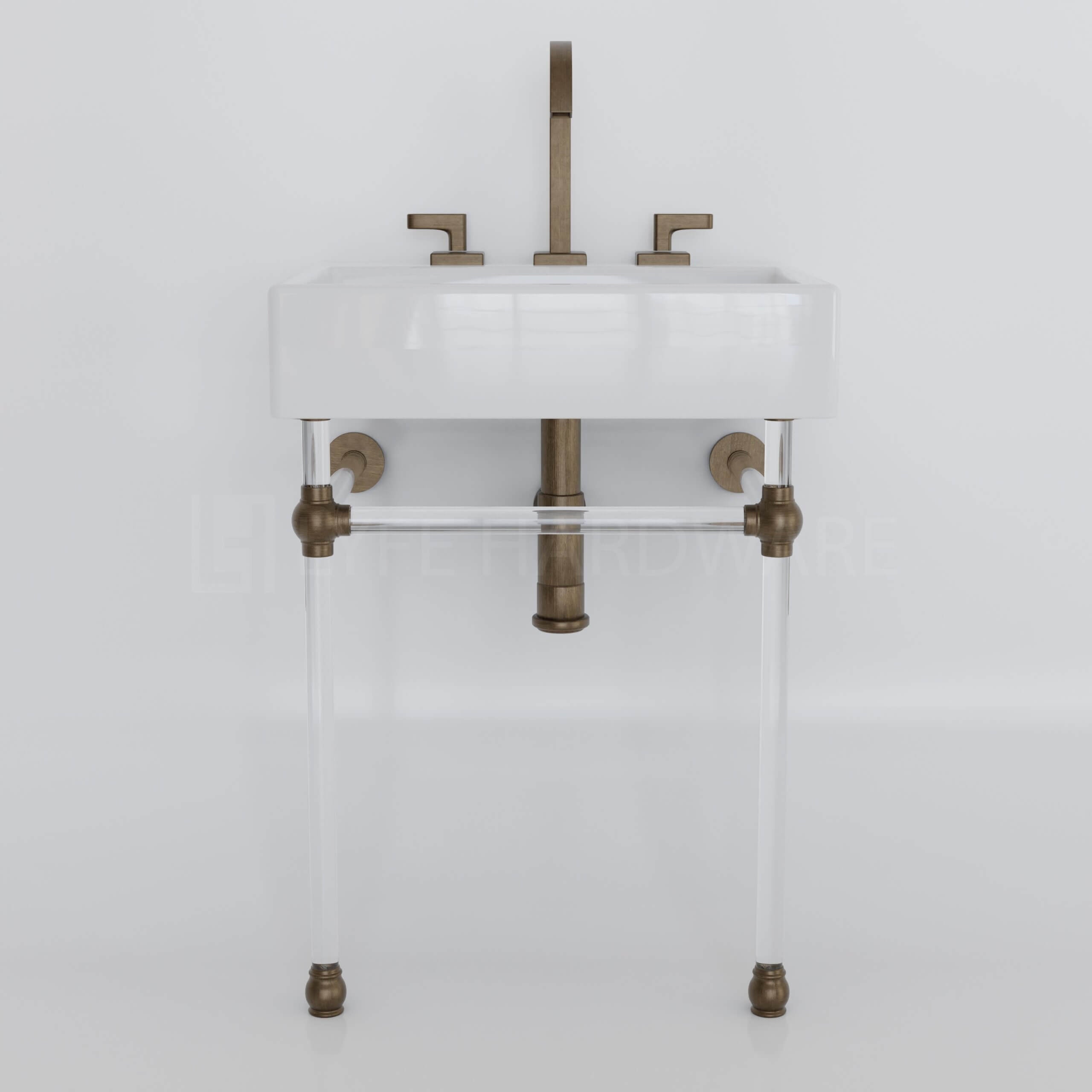 Acrylic Lucite Sink Legs