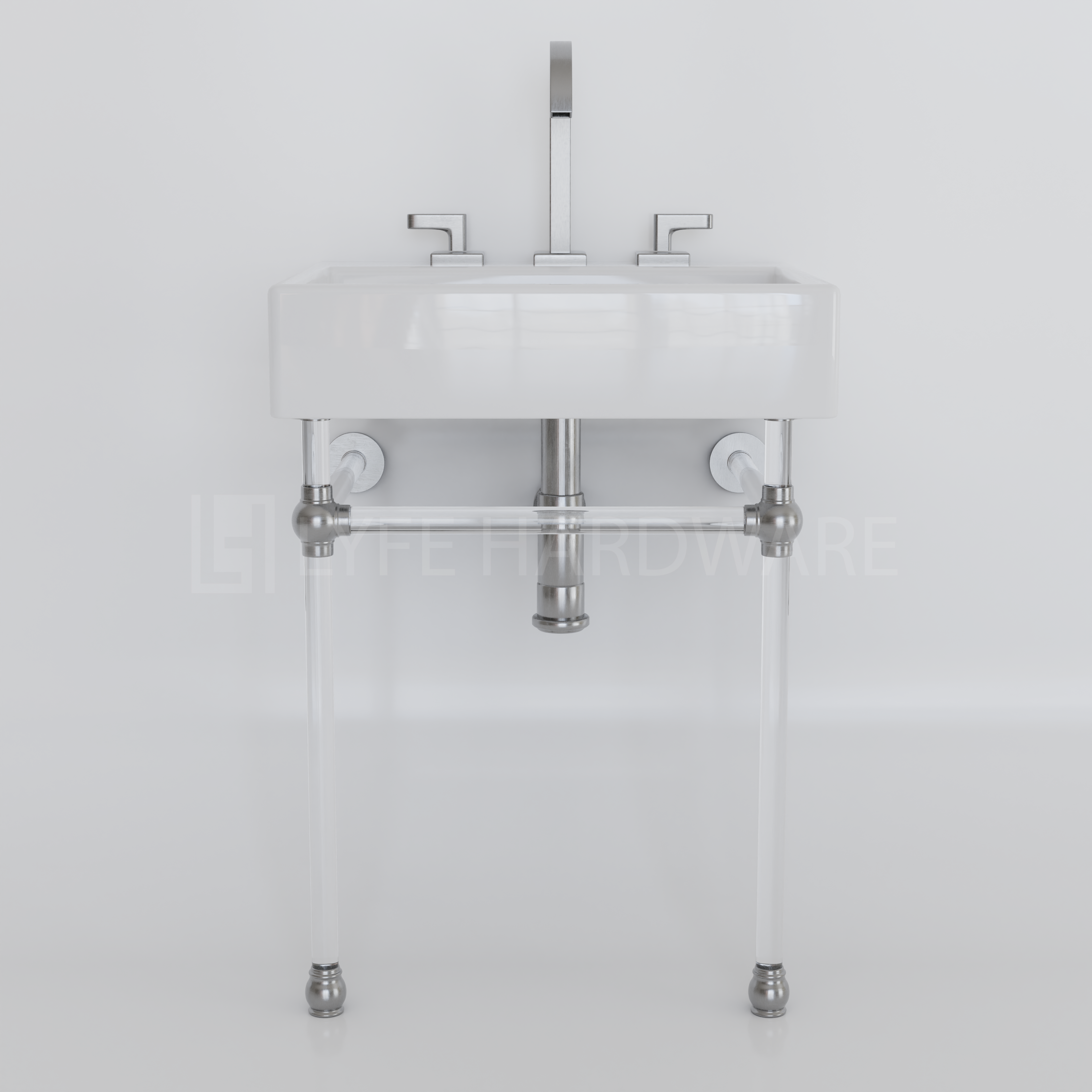 Acrylic Lucite Sink Legs
