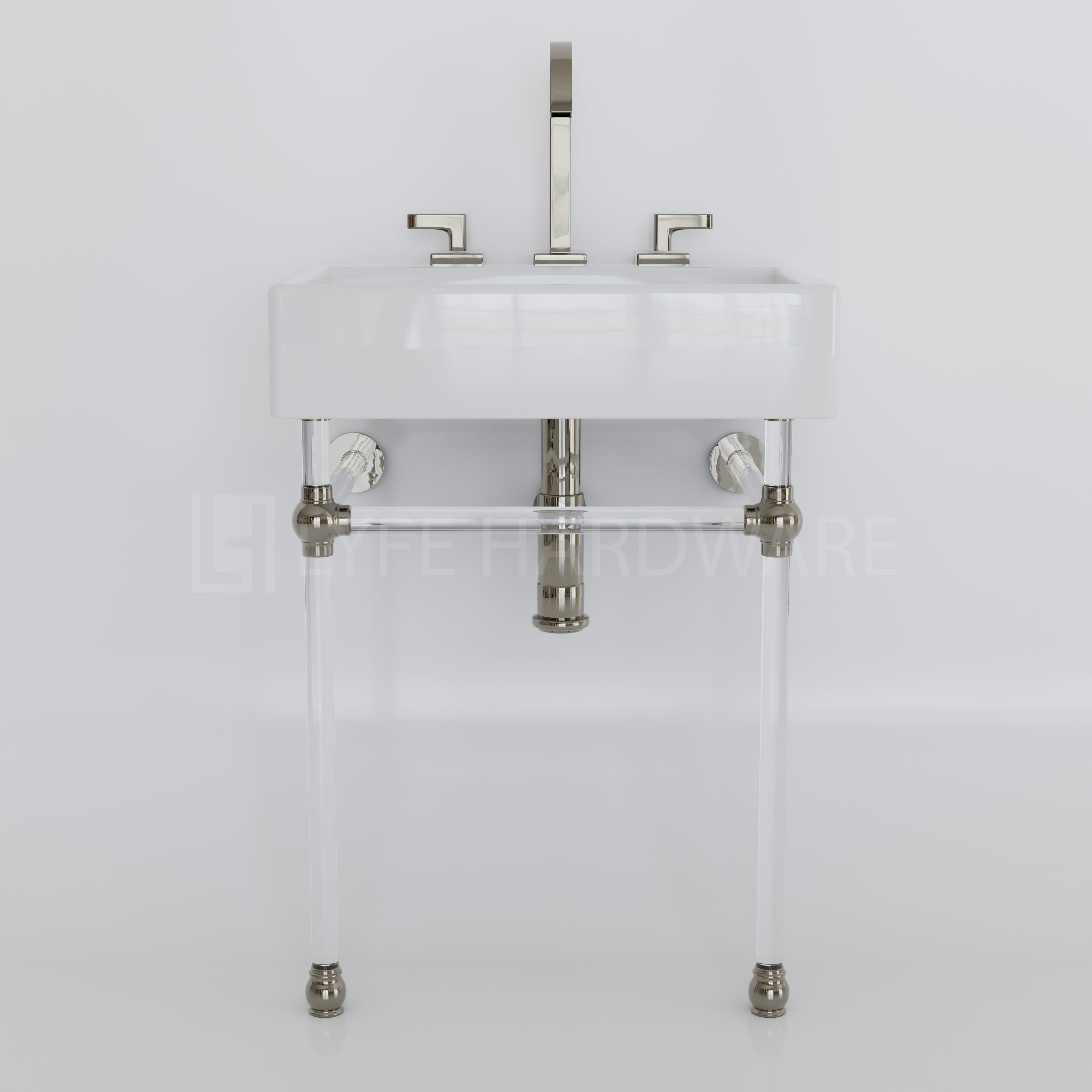 Acrylic Lucite Sink Legs