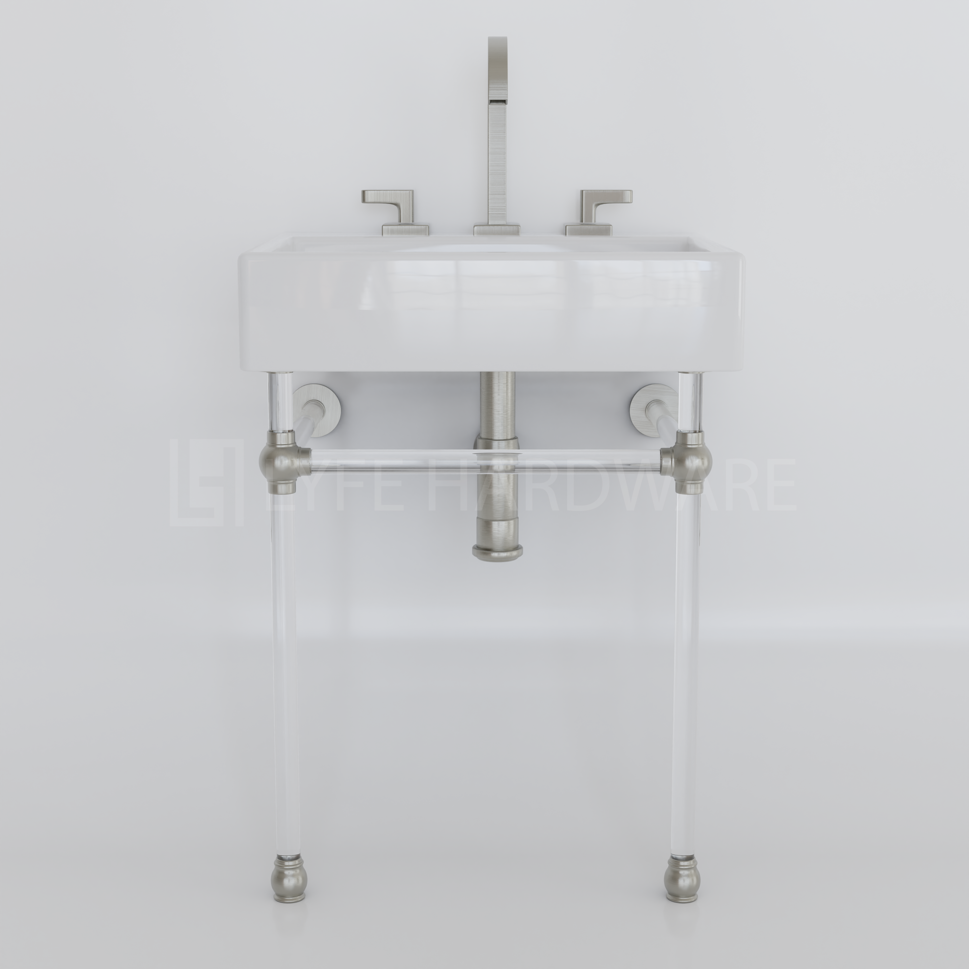 Acrylic Lucite Sink Legs