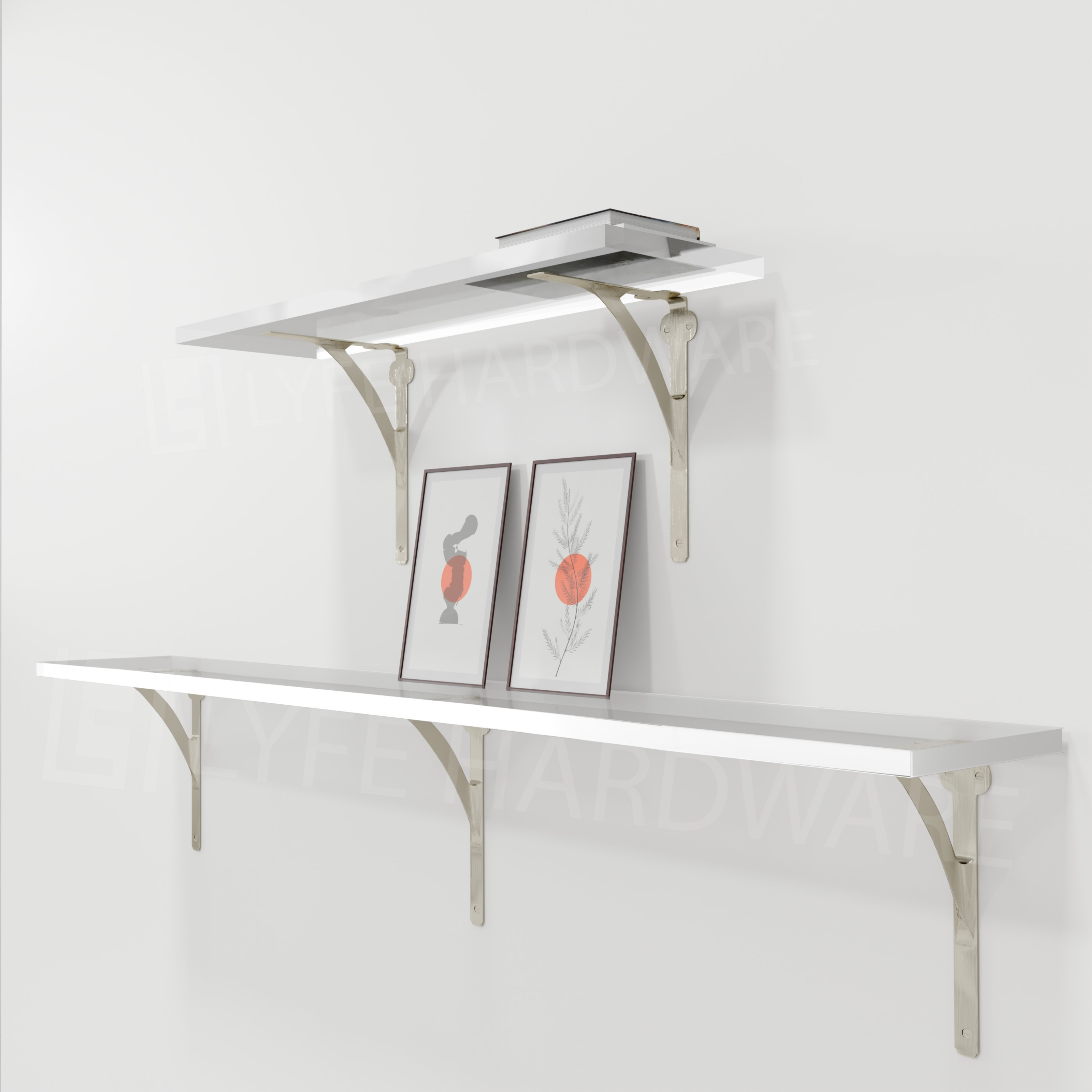 Acrylic Lucite Shelf Rack