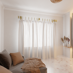 Acrylic Rectangular Curtain Rod