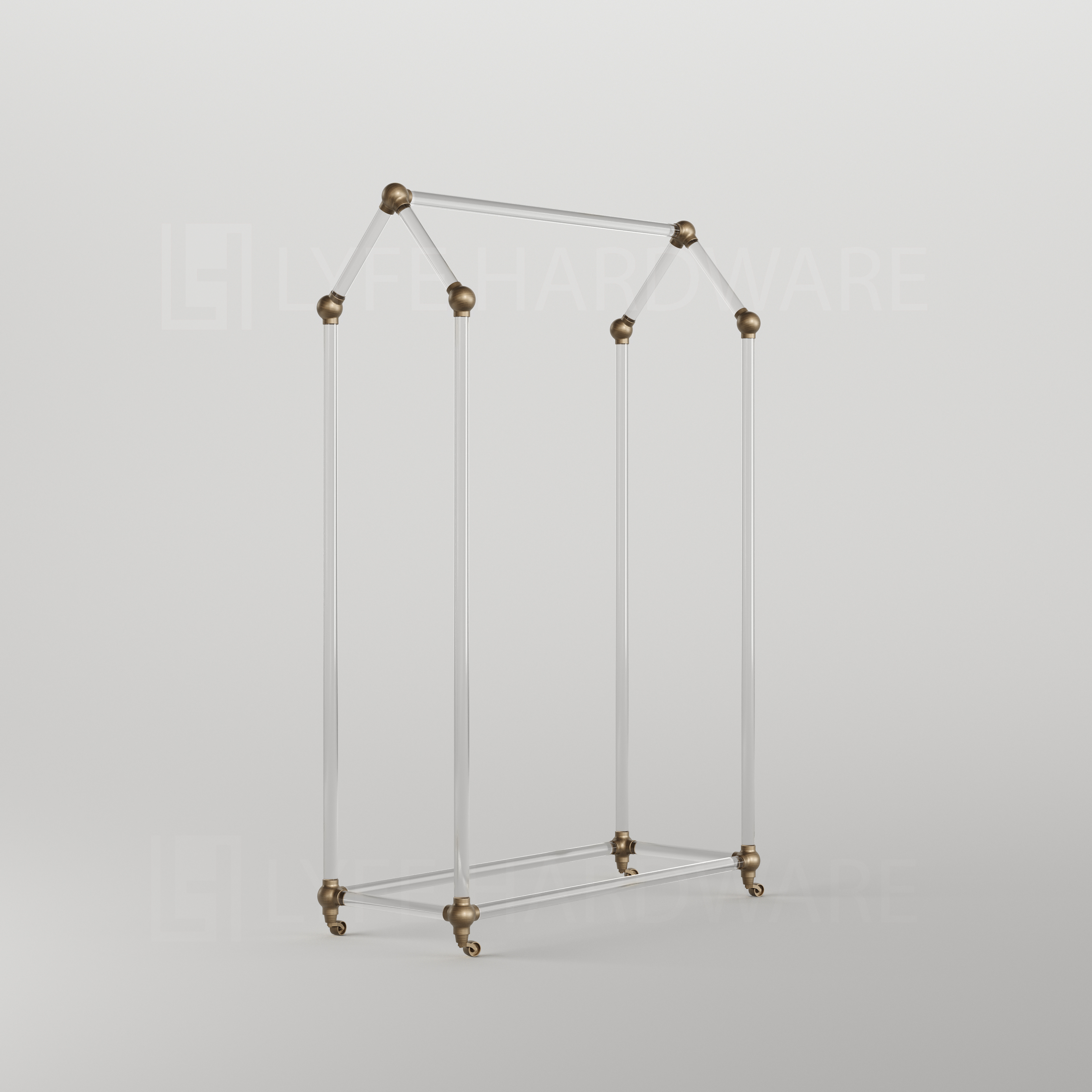 Acrylic Rolling Rack
