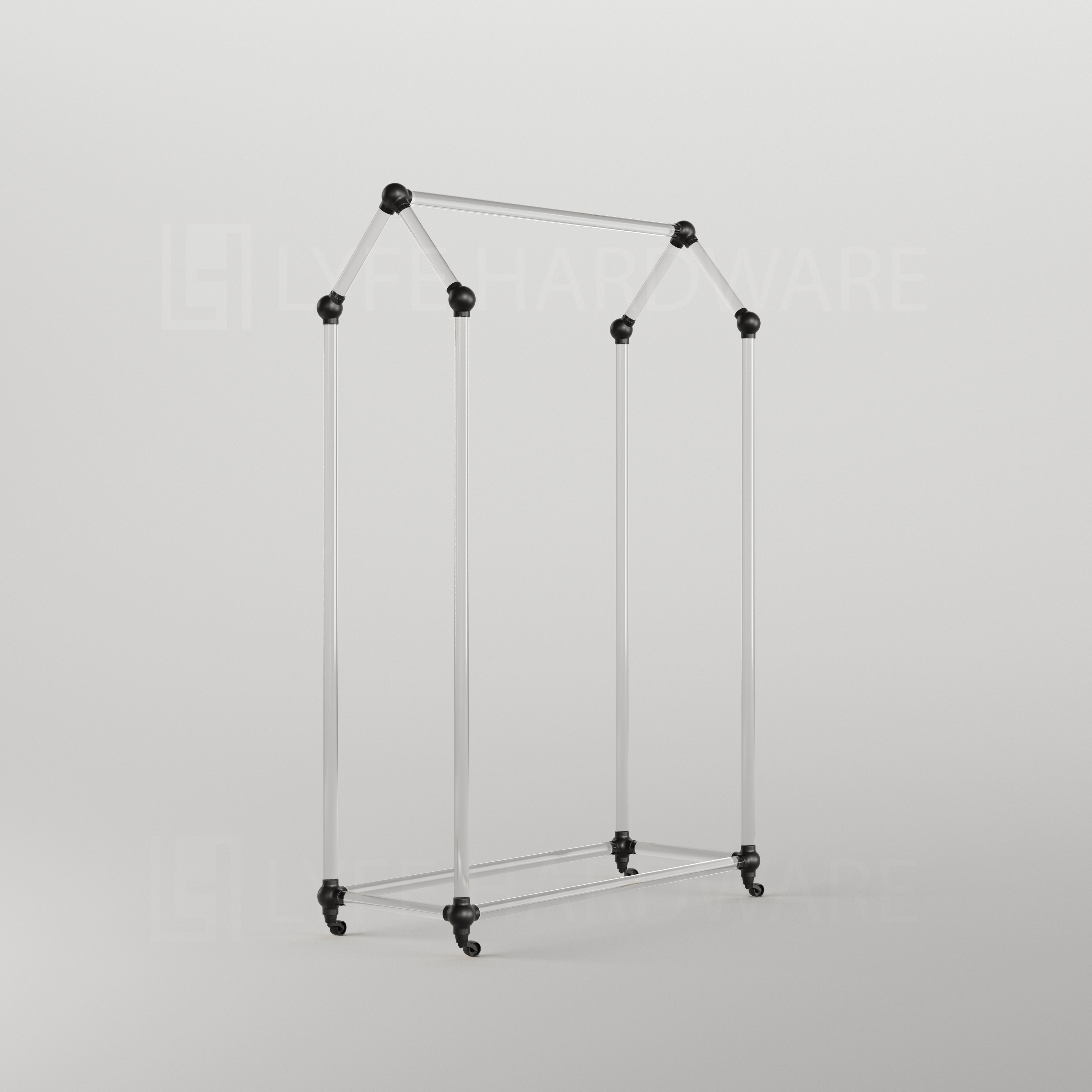 Acrylic Rolling Rack