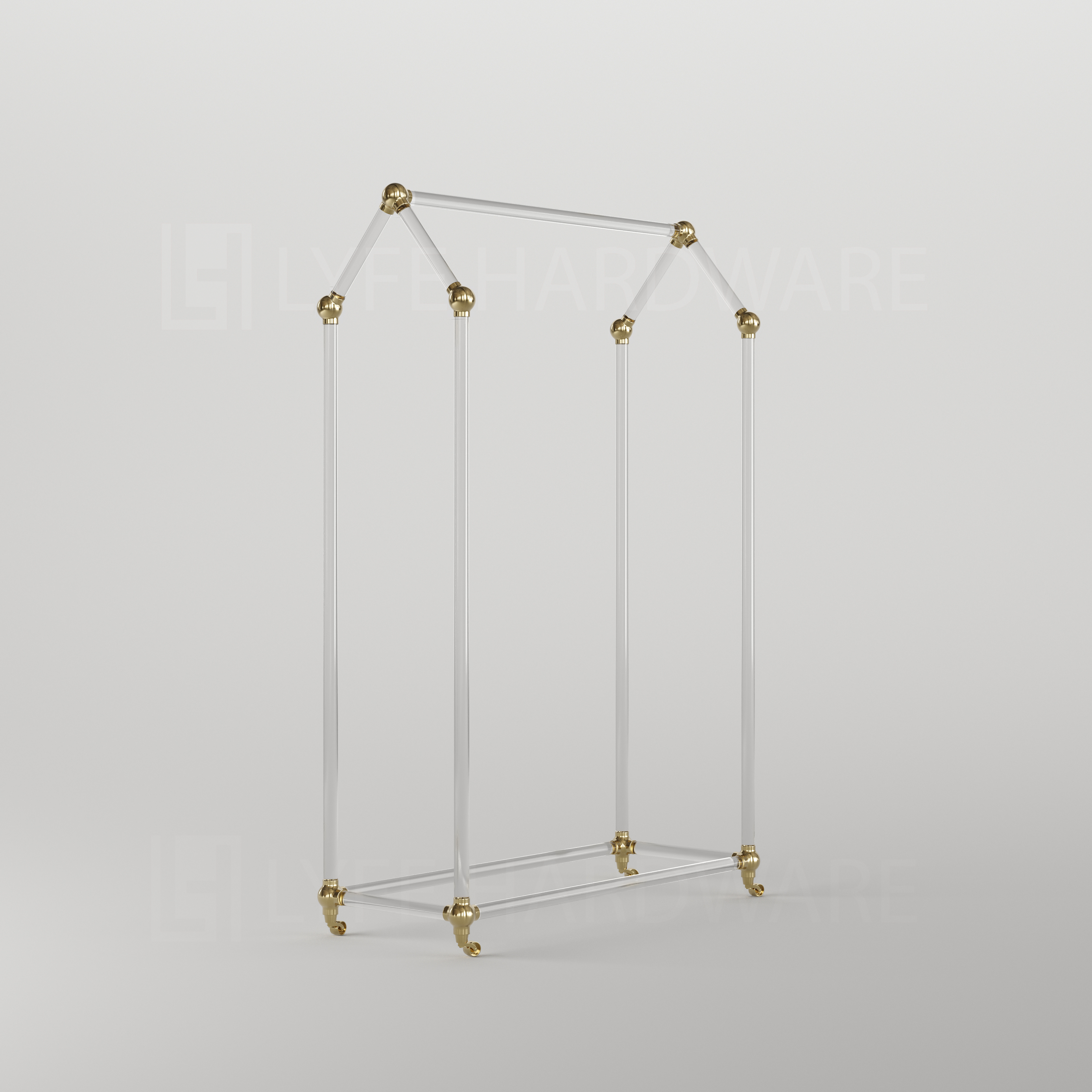 Acrylic Rolling Rack