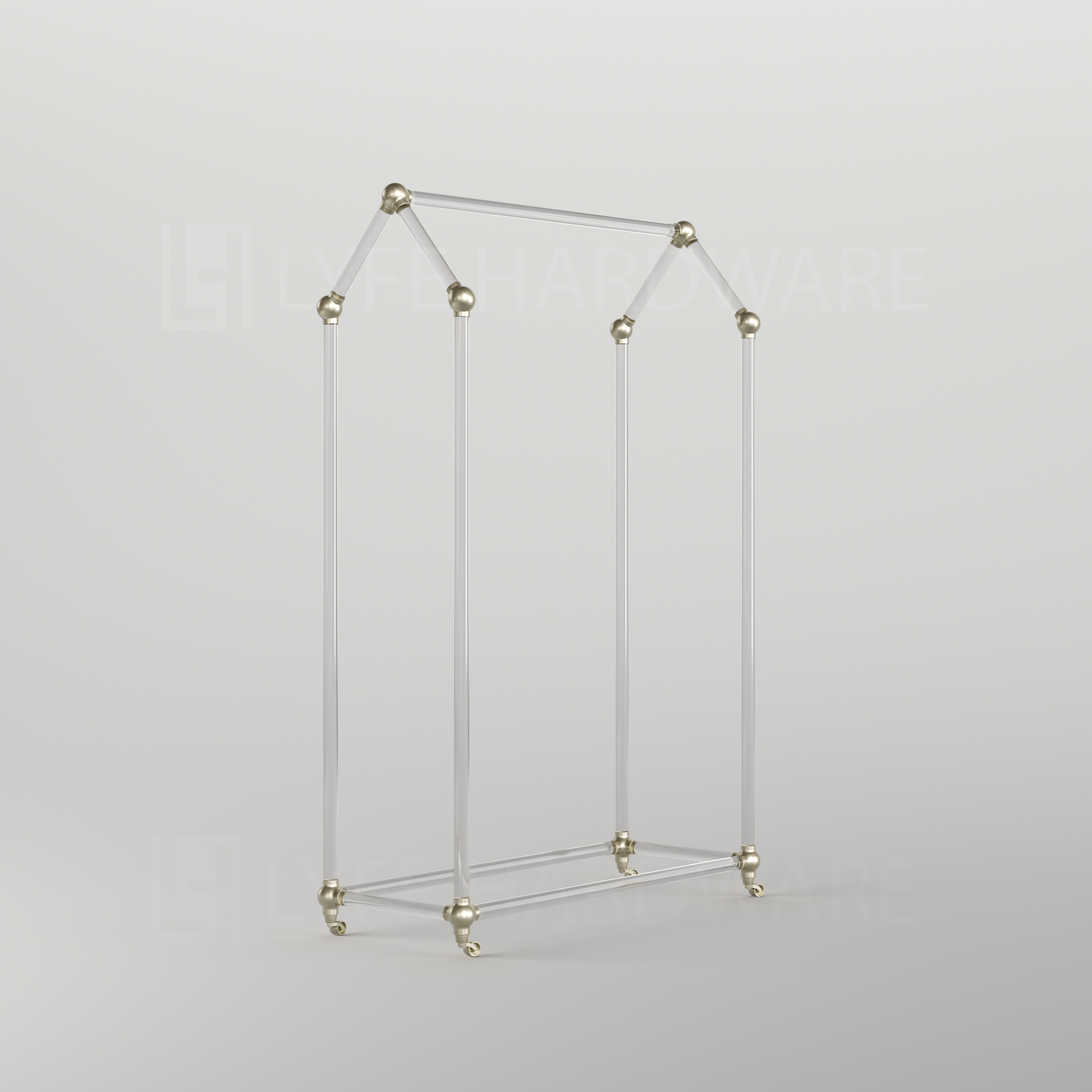 Acrylic Rolling Rack