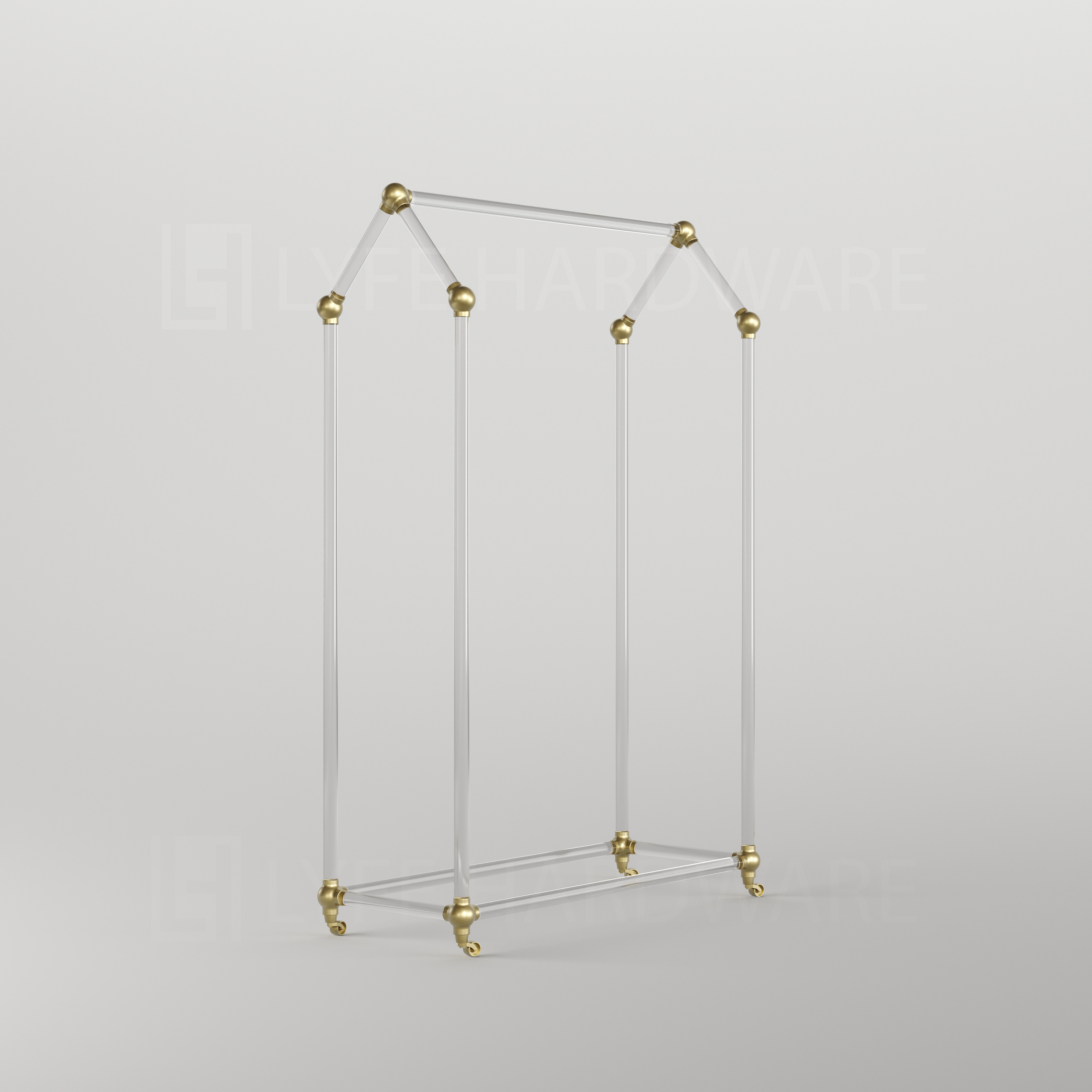 Acrylic Rolling Rack